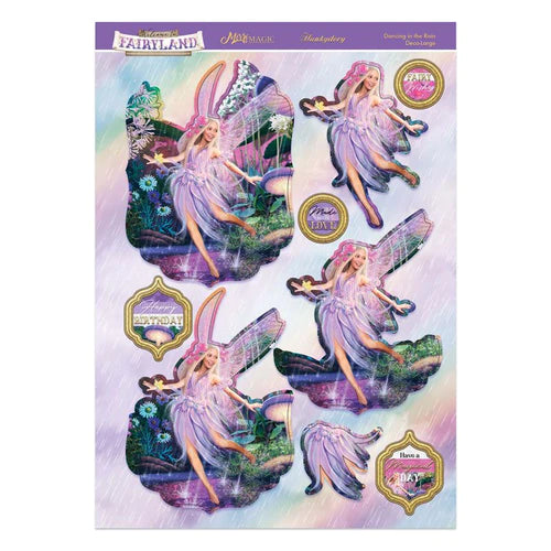 Hunkydory = Welcome to Fairyland Mirri Magic Deco-Large Set - Dancing in the Rain