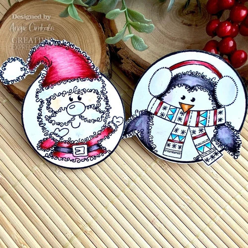 Woodware Clear Singles Festive Fuzzies - Mini Penguin 3.8 in x 2.6 in Stamp