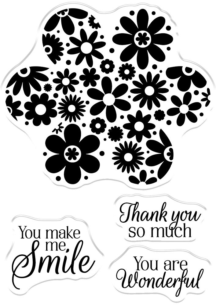 CC - Photopolymer Stamp - Blossoming Floral