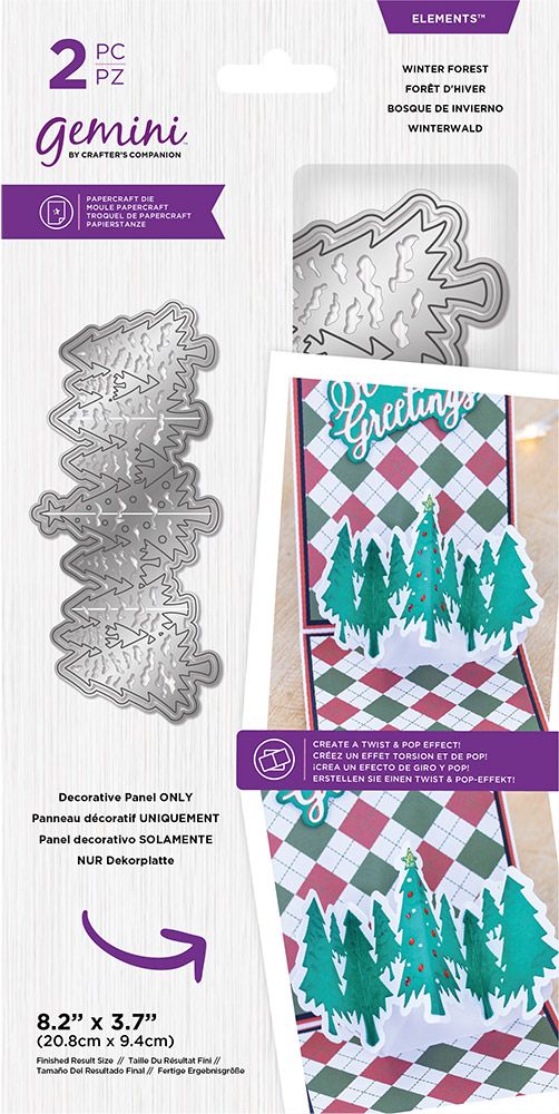 Gemini - Metal Die - Elements - Winter Forest