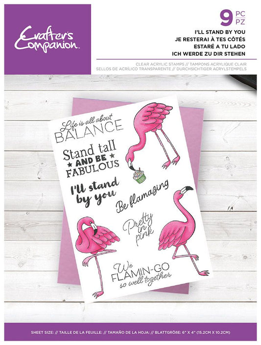 Crafters Companion Clear Acrylic Stamp – Ill stand by you