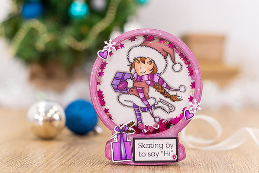 Annabel Spenceley Photopolymer Stamp - Enjoy the festivities