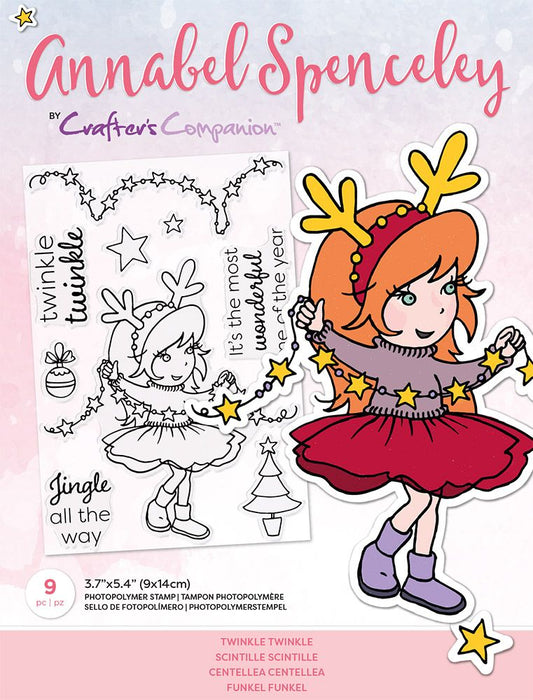 Annabel Spenceley Photopolymer Stamp - Twinkle twinkle