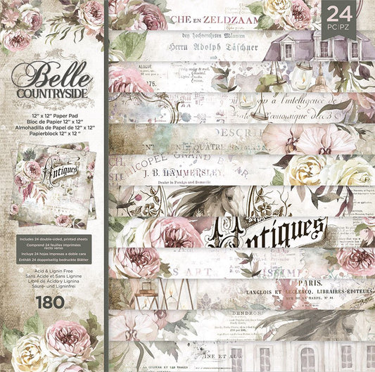 CC - Belle Countryside - 12"x12" Printed Paper Pad