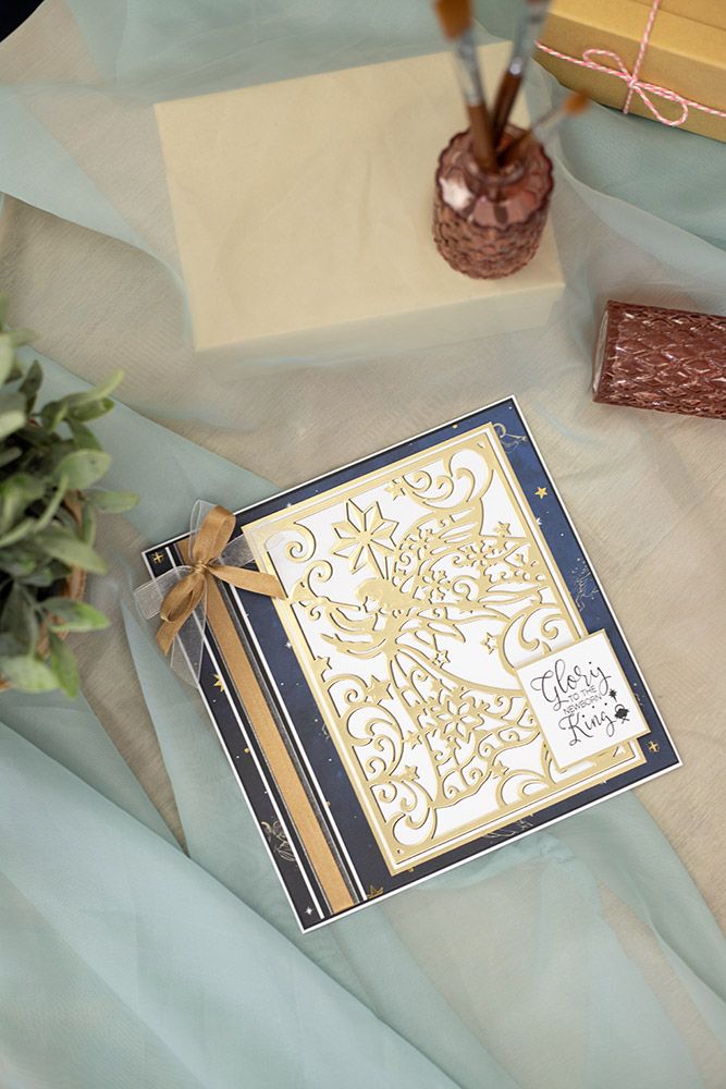 Bethlehem Collection Clear Acrylic Stamps - Joyous Sentiments