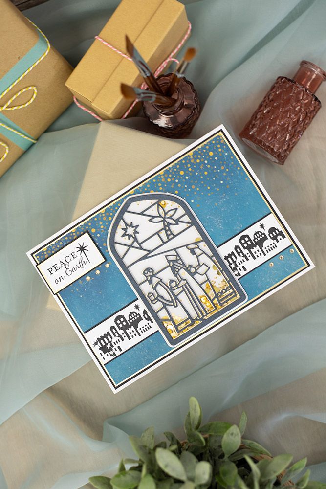 Bethlehem Collection Clear Acrylic Stamps - Wondrous Sentiments