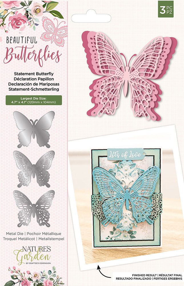 Natures Garden Metal Die - Statement Butterfly