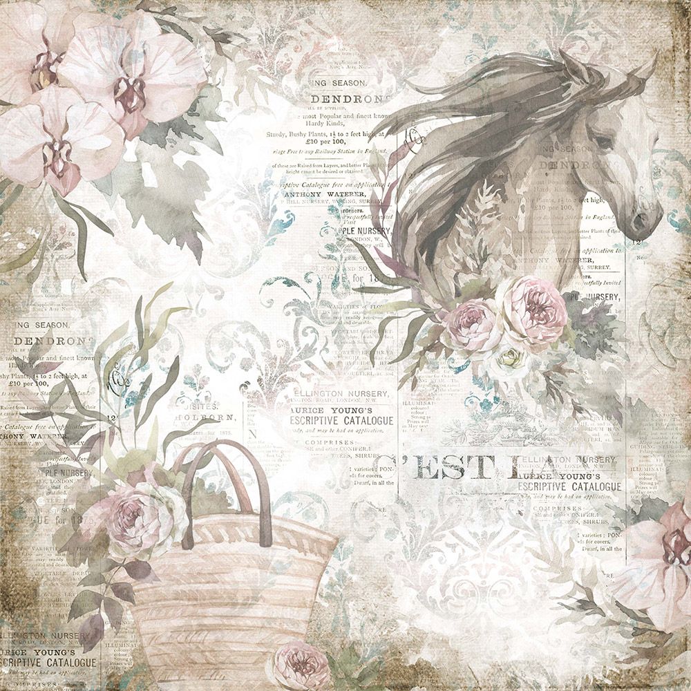 CC - Belle Countryside - 12"x12" Printed Paper Pad