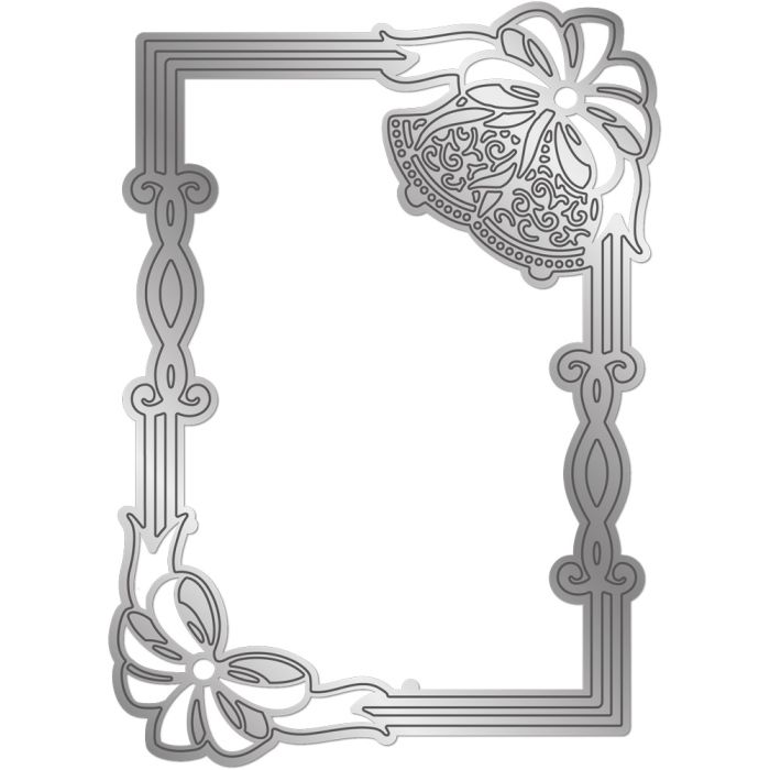 Gemini Elements Fancy Frame Die - Bells and Bows