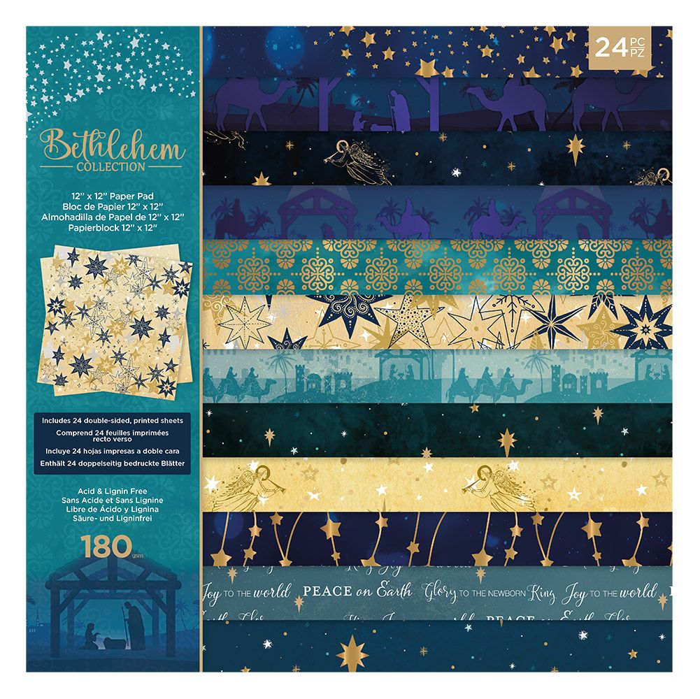 Bethlehem Collection 12" x 12" Pattern Paper Pad