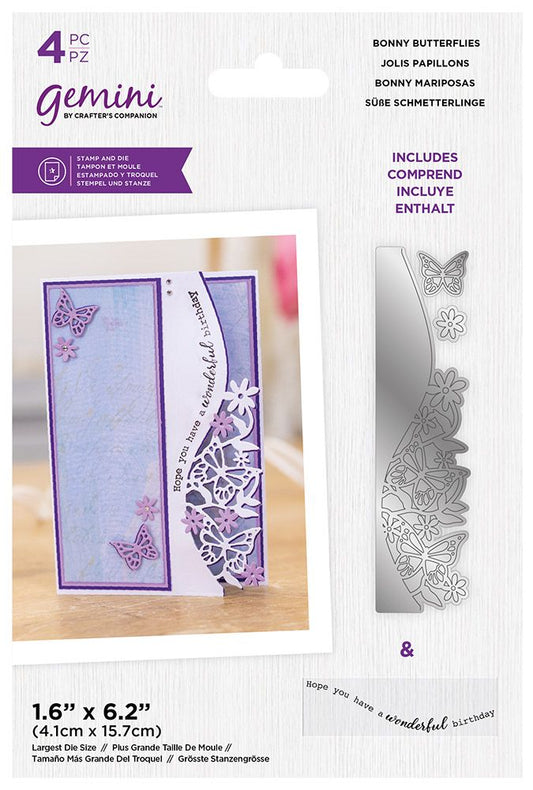 Gemini Stamp and Die - Bonny Butterflies