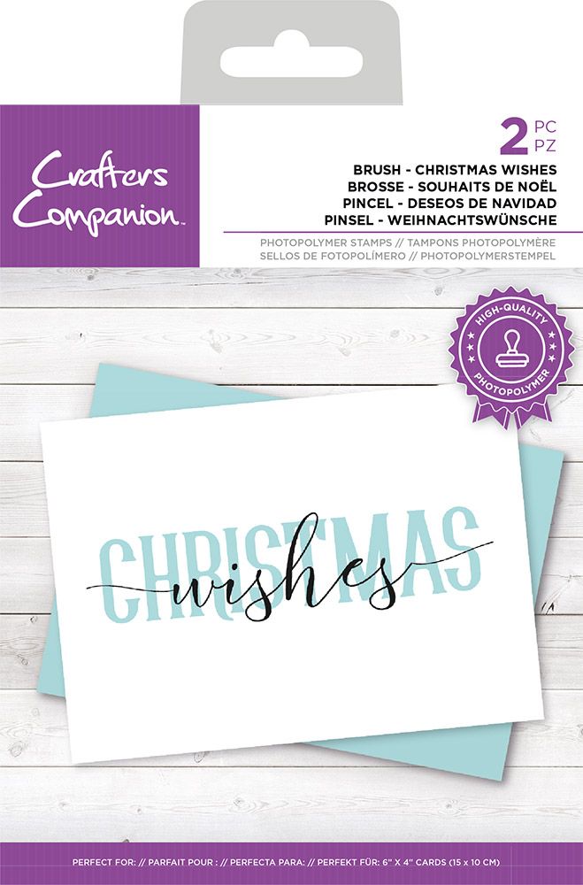 CC - Photopolymer Stamp - Christmas Wishes