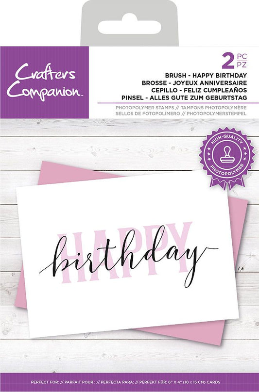 CC - Photopolymer Stamp - Happy Birthday