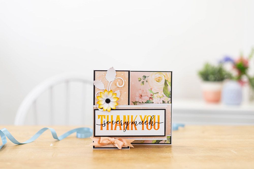 Crafters Companion Photopolymer Stamp - Brush Thank You So Very Much