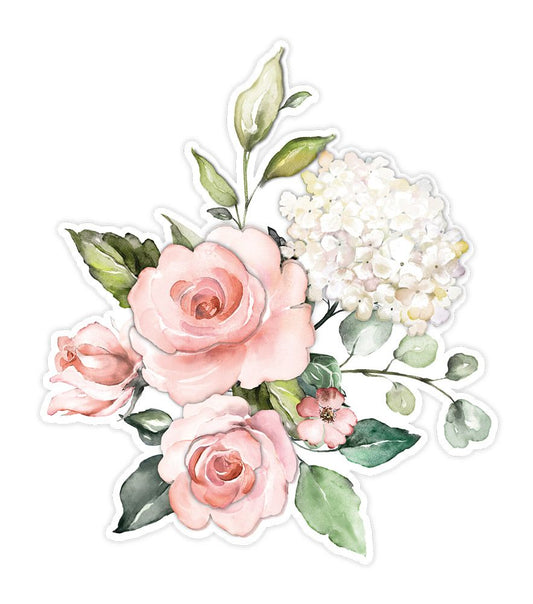 Caring Thoughts - Metal Die - Floral Decoupage Set 1
