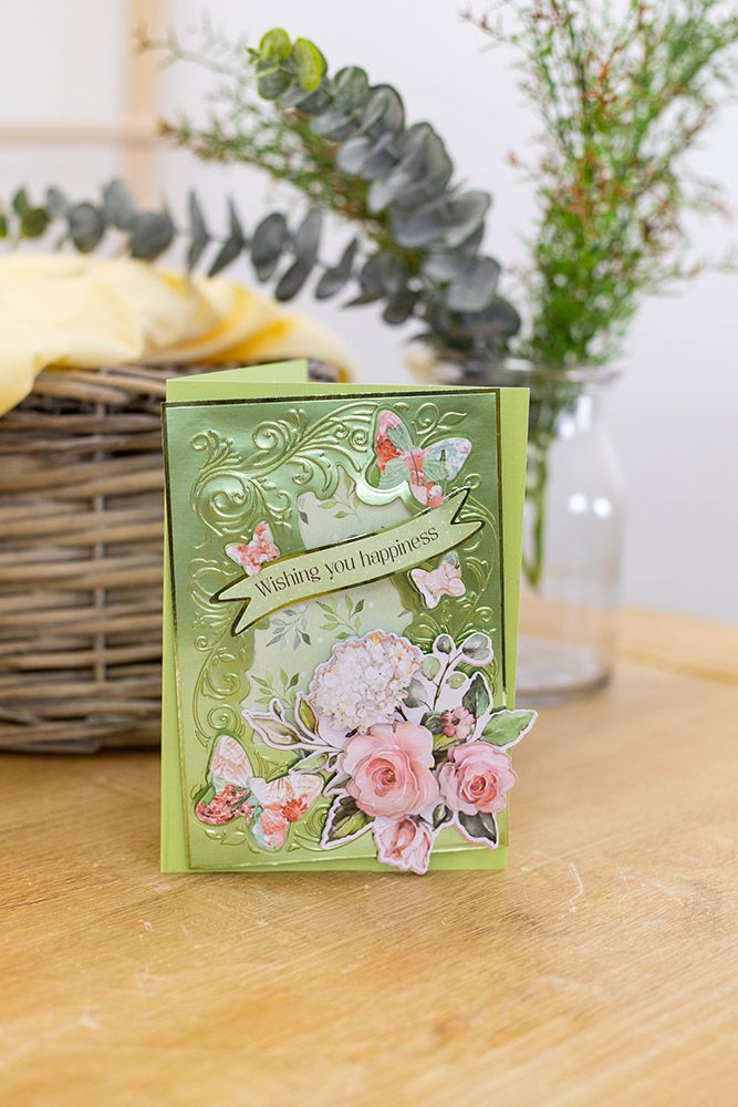 Caring Thoughts - Cut and Emboss Folder - Butterfly Swirls