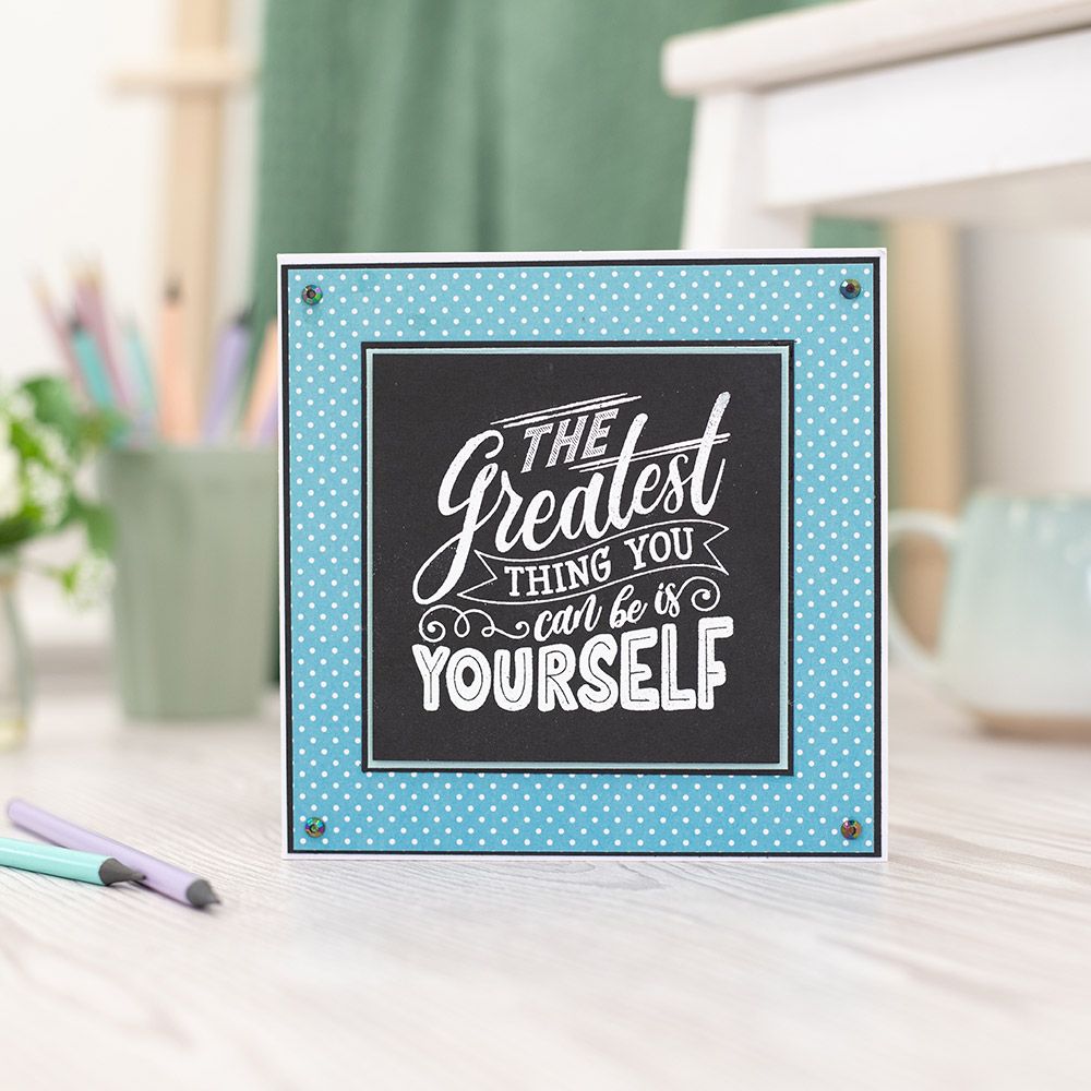 Crafters Companion - Photopolymer Stamp - The Greatest Thing