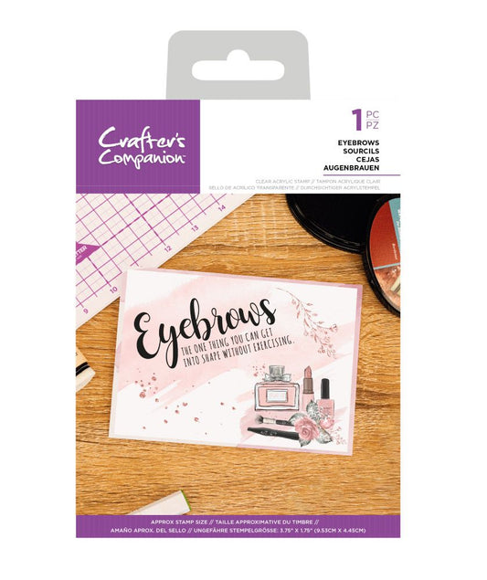 CC - Clear Acrylic Stamps - Eyebrows