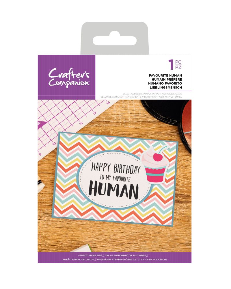 CC - Clear Acrylic Stamps - Favourite Human