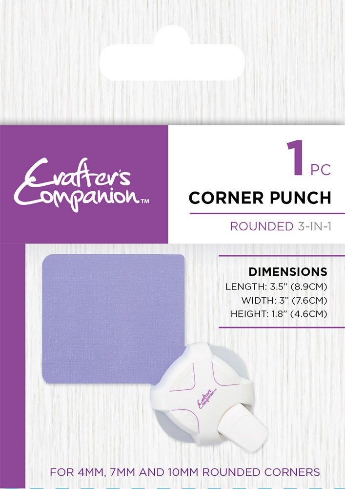 Crafter’s Companion 3 –In-1 - Rounded Corner Punch