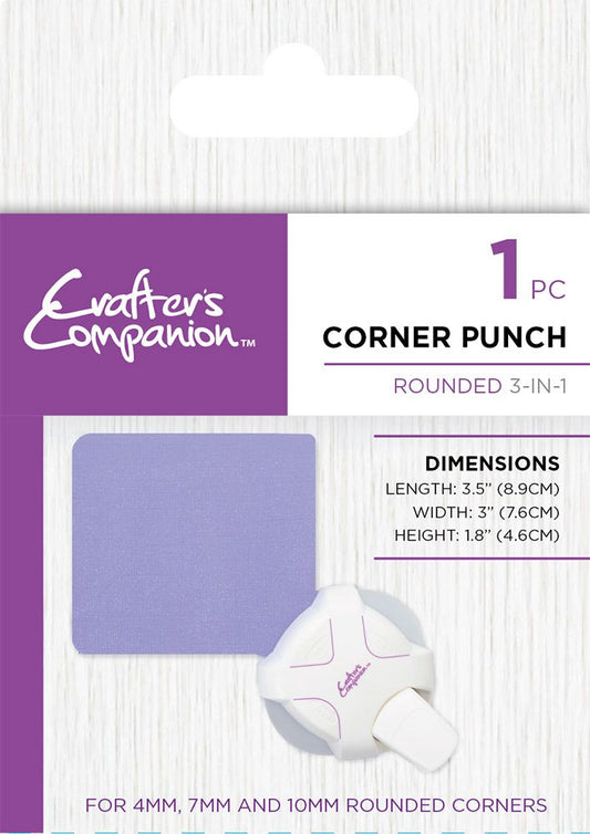 Crafter’s Companion 3 –In-1 - Rounded Corner Punch