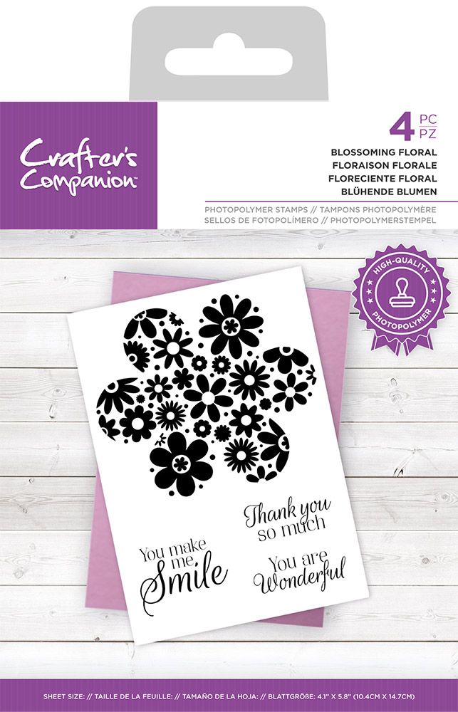 CC - Photopolymer Stamp - Blossoming Floral