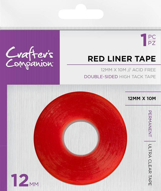 Crafter's Companion Red Liner Double Sided Tape (12mm)