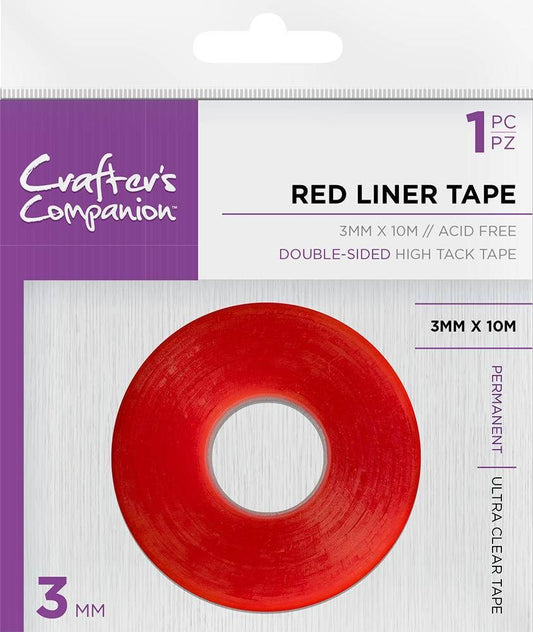 Crafter's Companion - Red Liner Double Sided Tape (3mm)