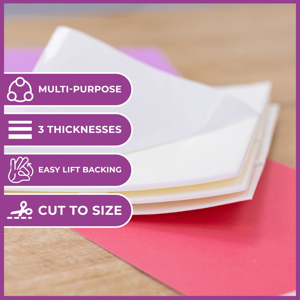 Crafters Companion Double Sided Foam Sheets - A4 Size (5PC)