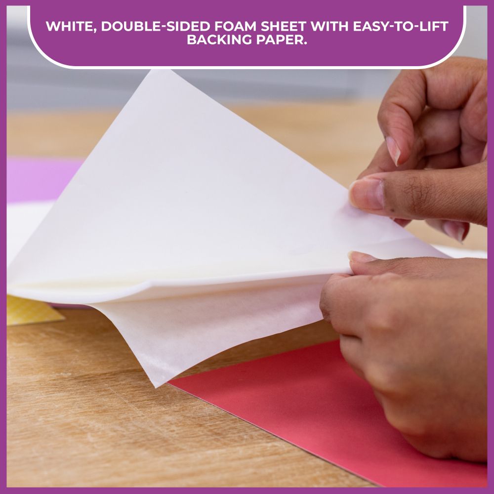 Crafters Companion Double Sided Foam Sheets - A4 Size (5PC)