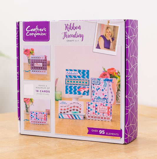 Crafter's Companion - Monthly Craft Kits - Ribbon Threading Dies-Box 42