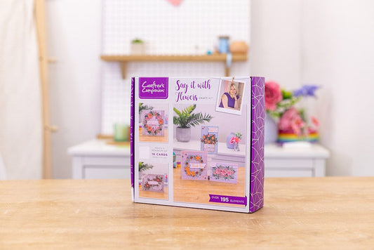 Crafters Companion - Monthly Craft Kit - Say it with Flowers Craft Kit - Box 48