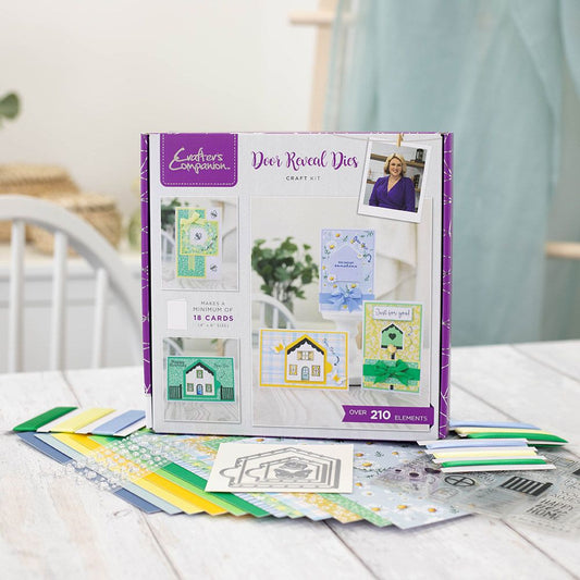 Crafters Companion Monthly Craft Kit - Door Reveal Dies Craft Kit - Box 56