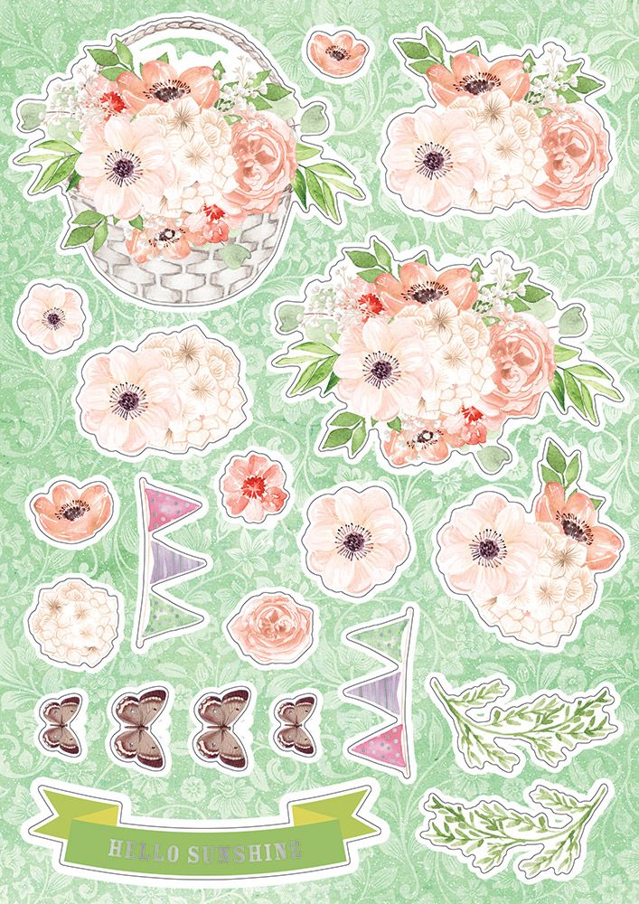 Crafters Companion - Rocker Card Kit - Spring Greetings