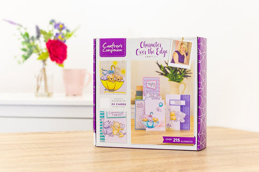 Crafters Companion Monthly Craft Kit - Character Over The Edge - Box 28