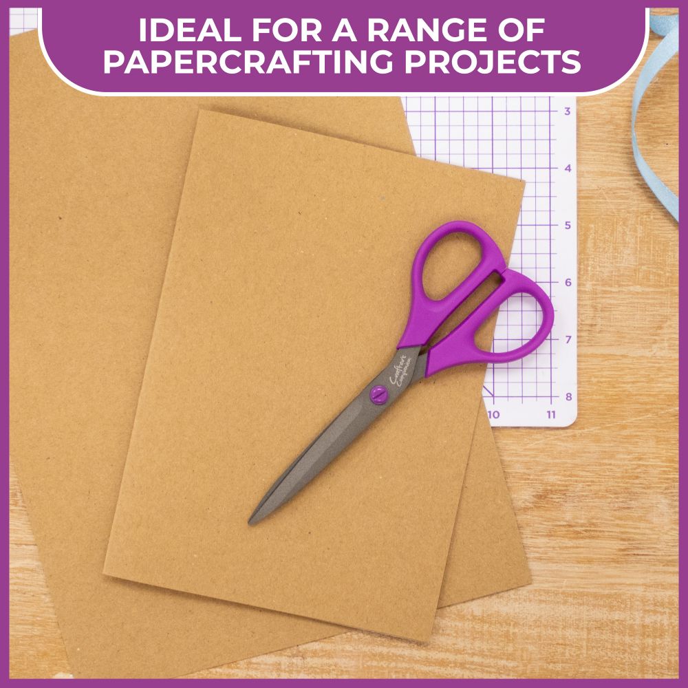 Crafters Companion Kraft Cardstock A4 - Pack of 50