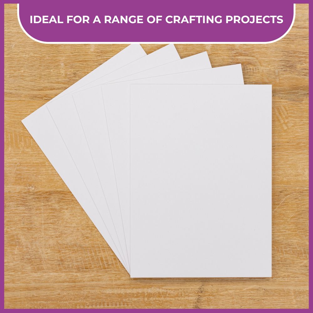 Crafters Companion Mount Board - White 5.75" x 7.75" (20PK)