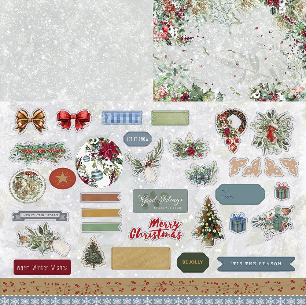 Crafters Companion Make and Send 12x12 Pad - Christmas