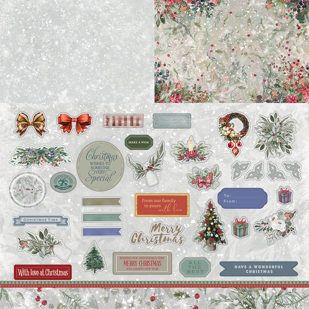 Crafters Companion Make and Send 12x12 Pad - Christmas