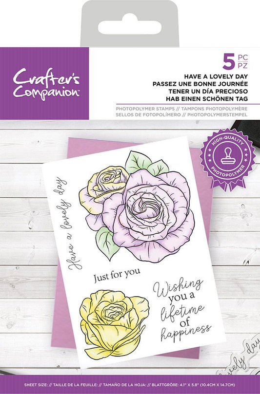 Crafters Companion Photopolymer Stamp - Have a Lovely Day