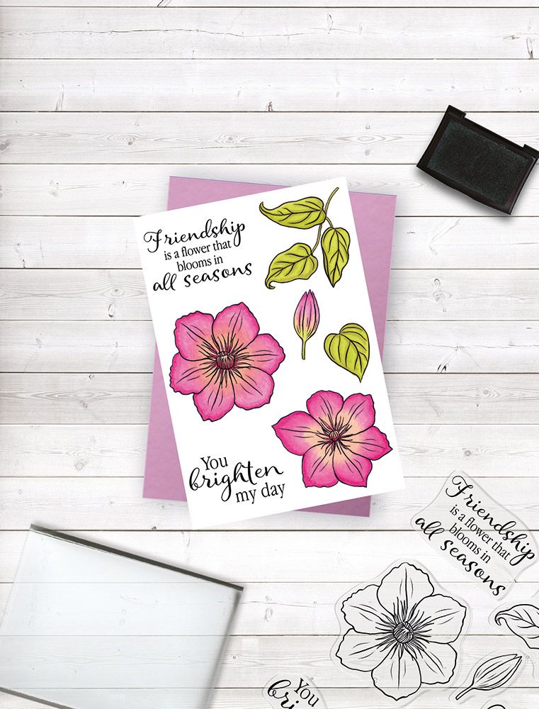 Crafters Companion - Photopolymer Stamp - Brighten My Day