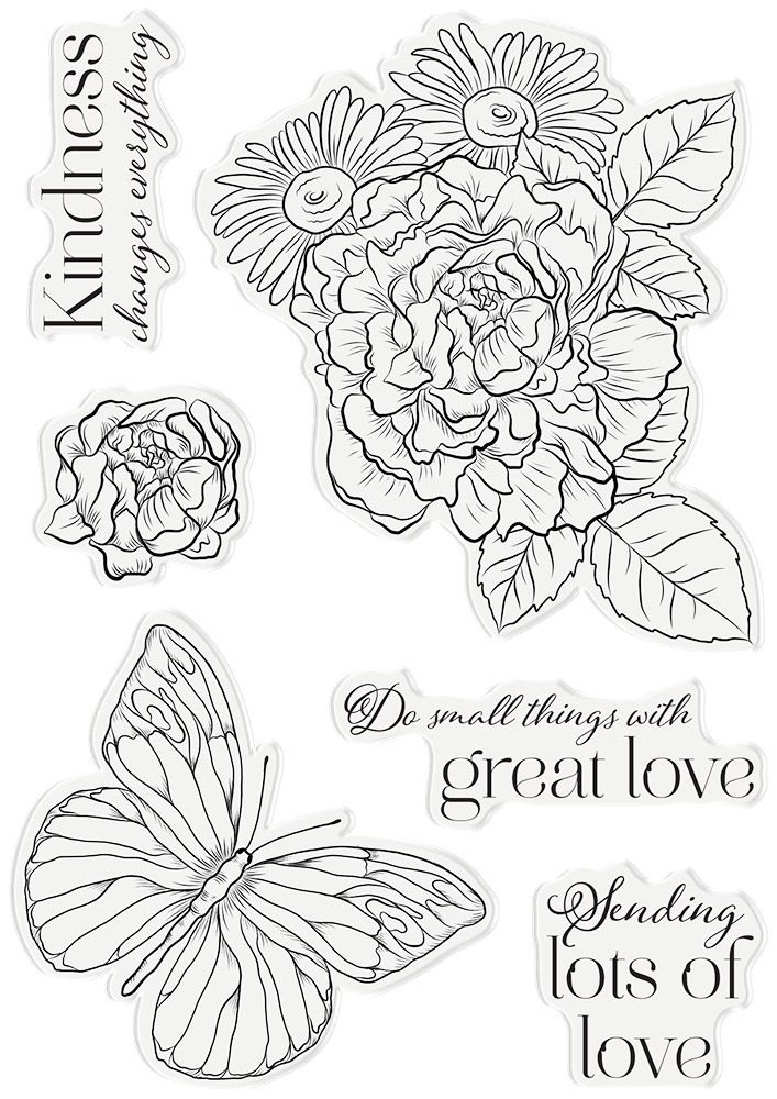 Crafters Companion Photopolymer Stamp - Kindness Changes Everything