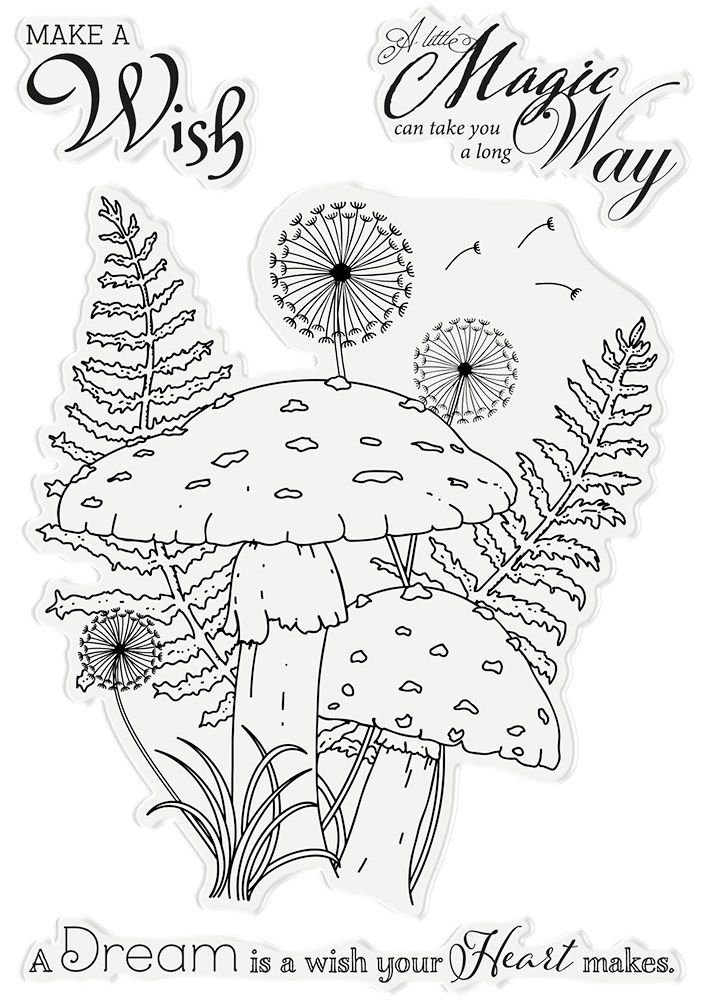 Crafters Companion Photopolymer Stamp - Make a Wish