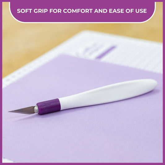 Crafter's Companion Softgrip Craft Knife + 5 Replacement Blades