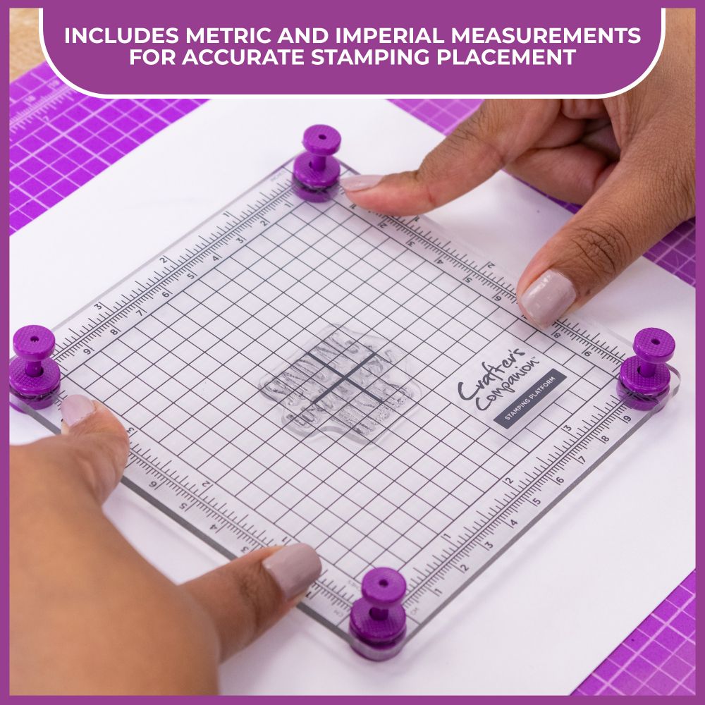 Crafter's Companion 4" x 4" Stamping Platform