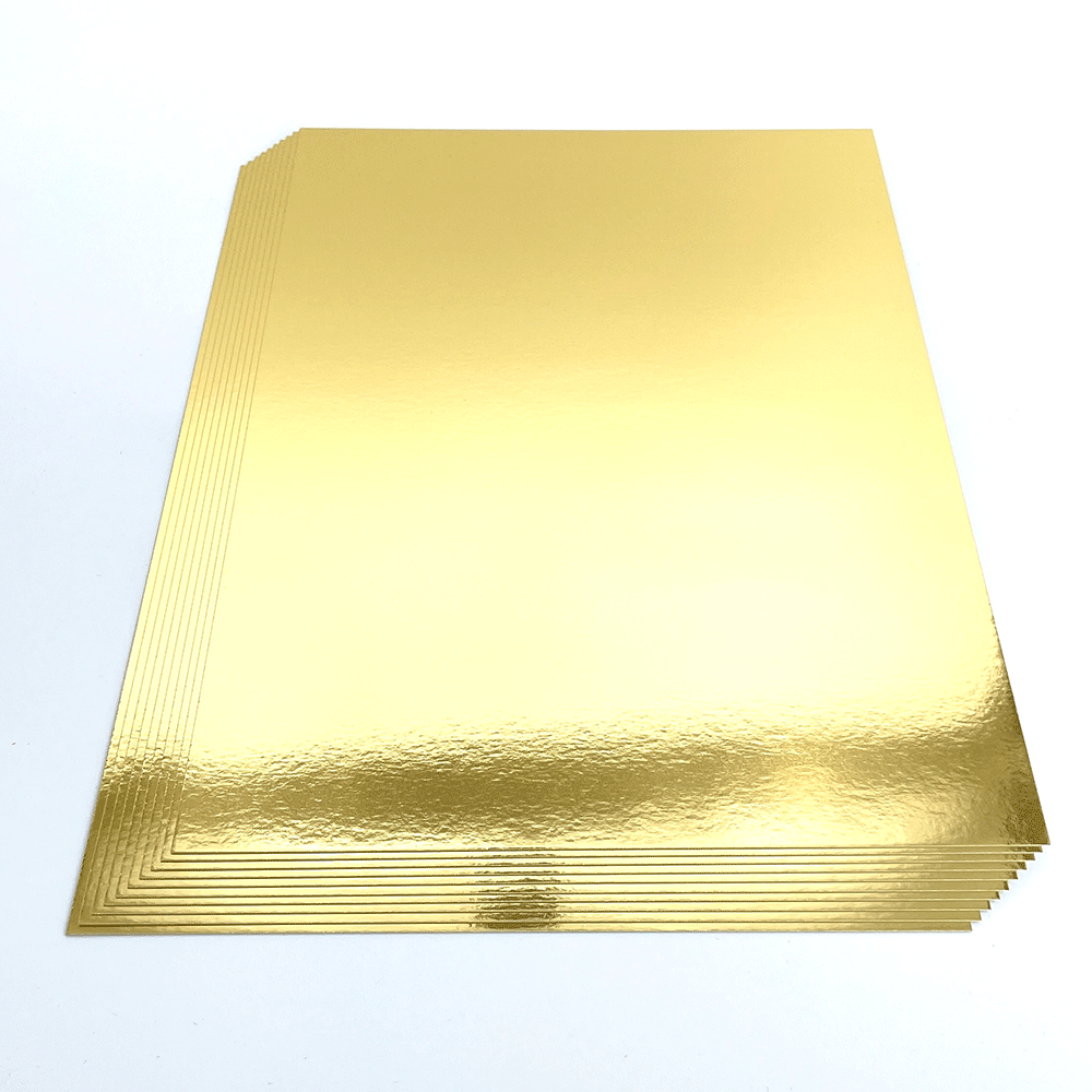 Paper Dienamics A4 Metallic Bright Gold - 10 Sheets