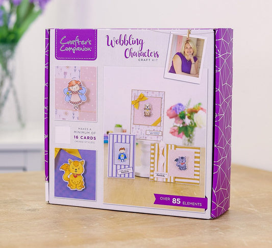 Crafter's Companion Subscription Box -Wobbling Characters Craft Kit-40