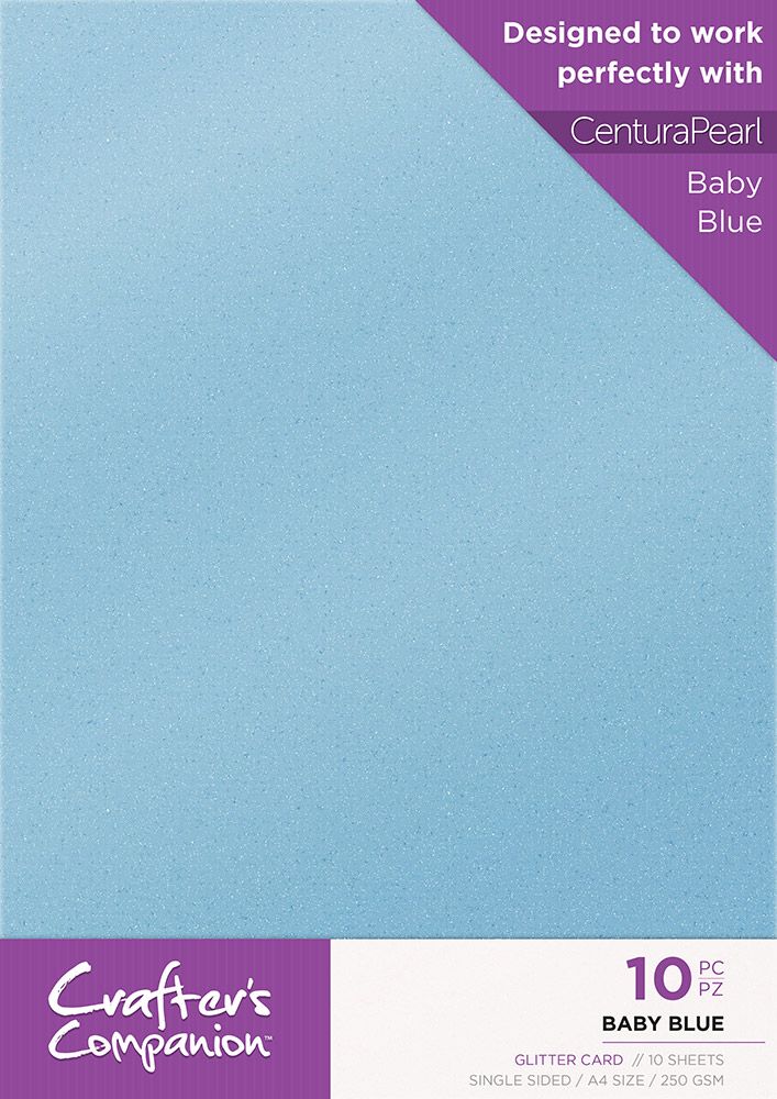 Crafters Companion Glitter Card 10 Sheet Pack