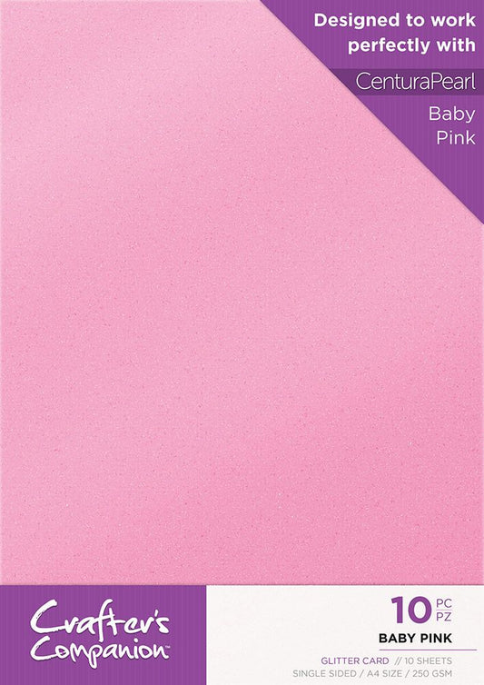 Crafters Companion Glitter Card 10 Sheet Pack