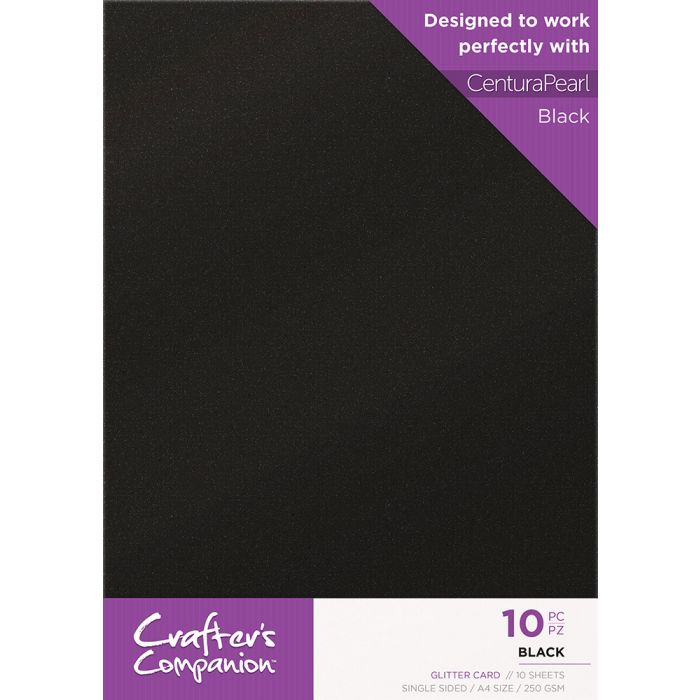 Crafters Companion Glitter Card 10 Sheet Pack
